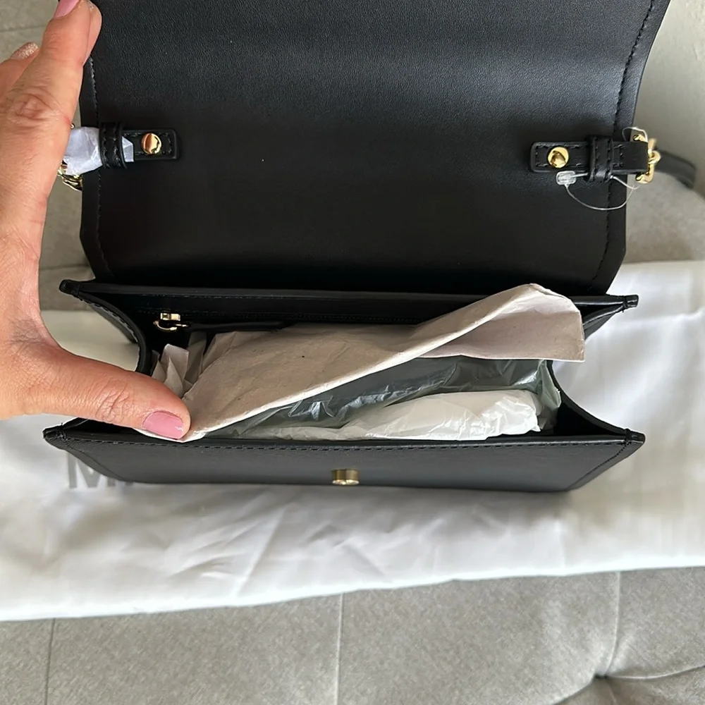 Michael Kors Grace MD TH Satchel black handle or cross body